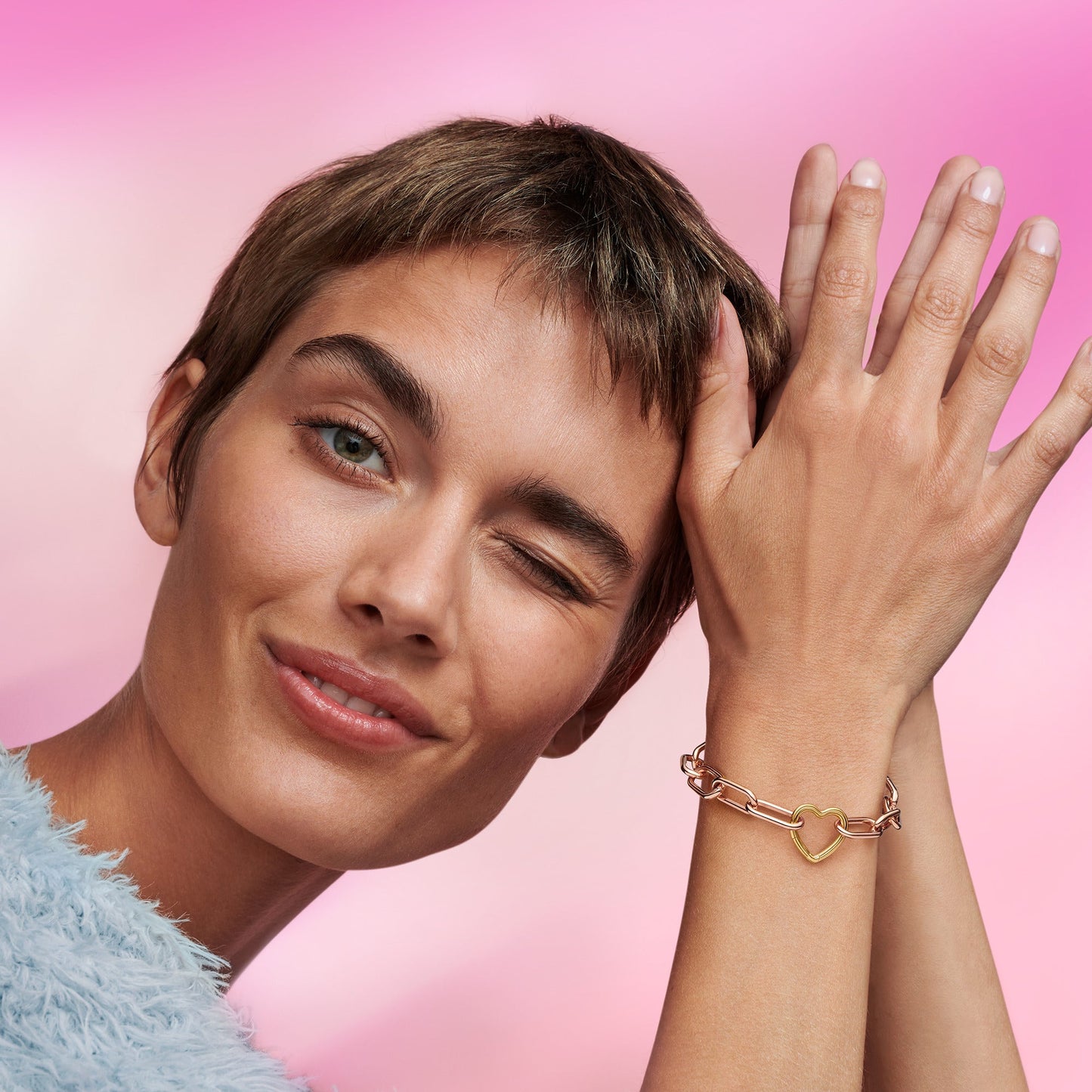 Pandora ME Heart Openable Link