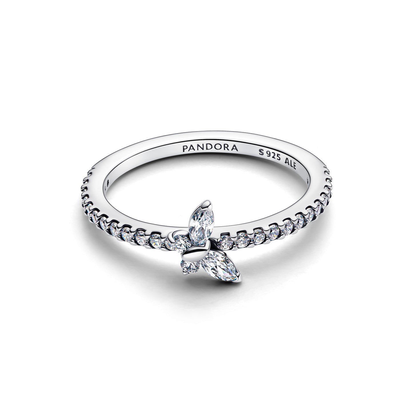 Sparkling Butterfly Ring