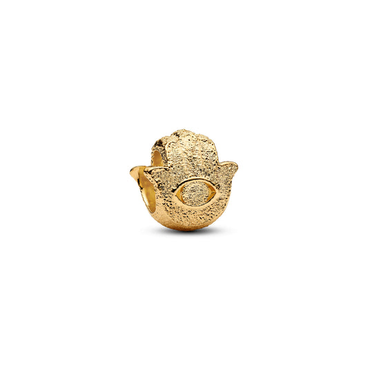 Textured Hamsa Hand Mini Charm