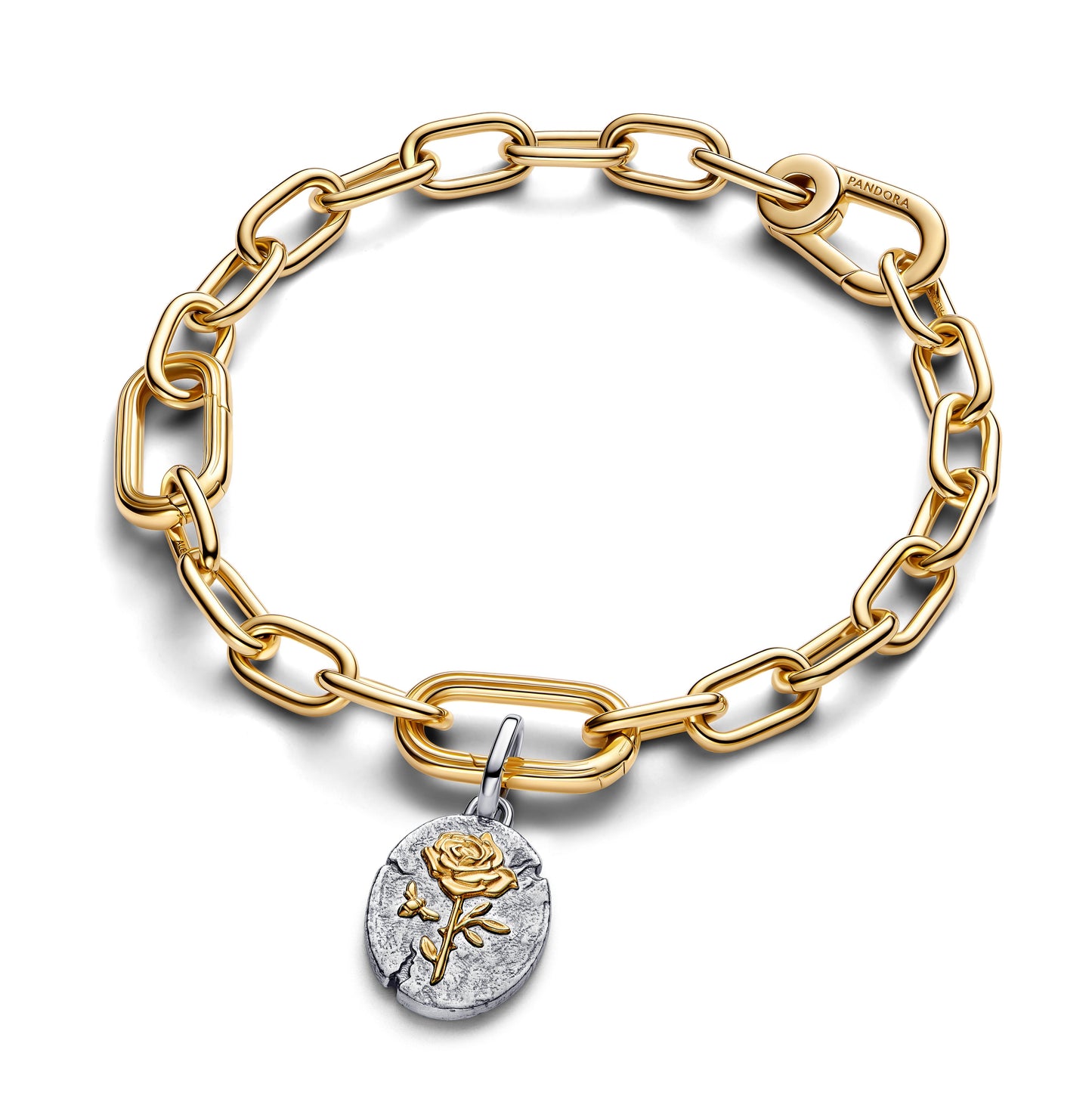 Rose Medallion Charm