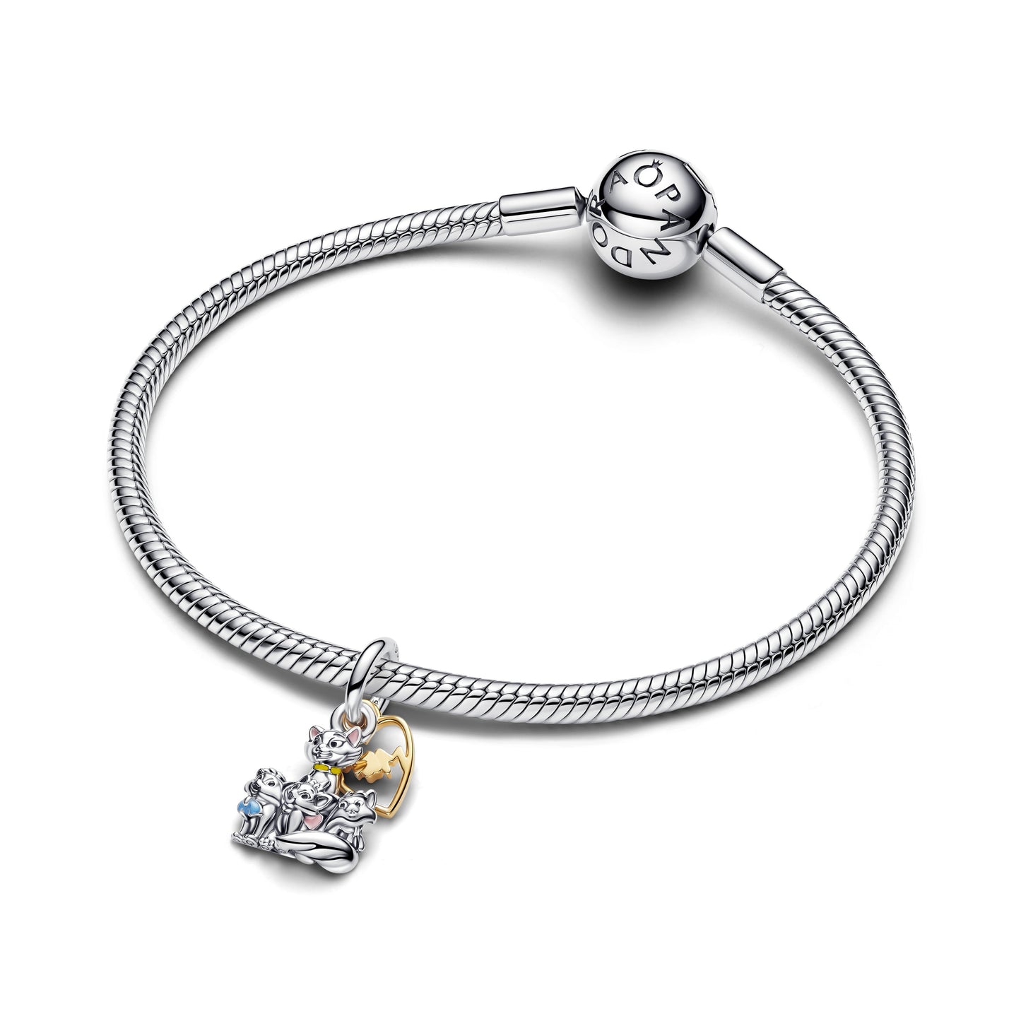 Disney Aristocats Duchess & Kittens Dangle Charm