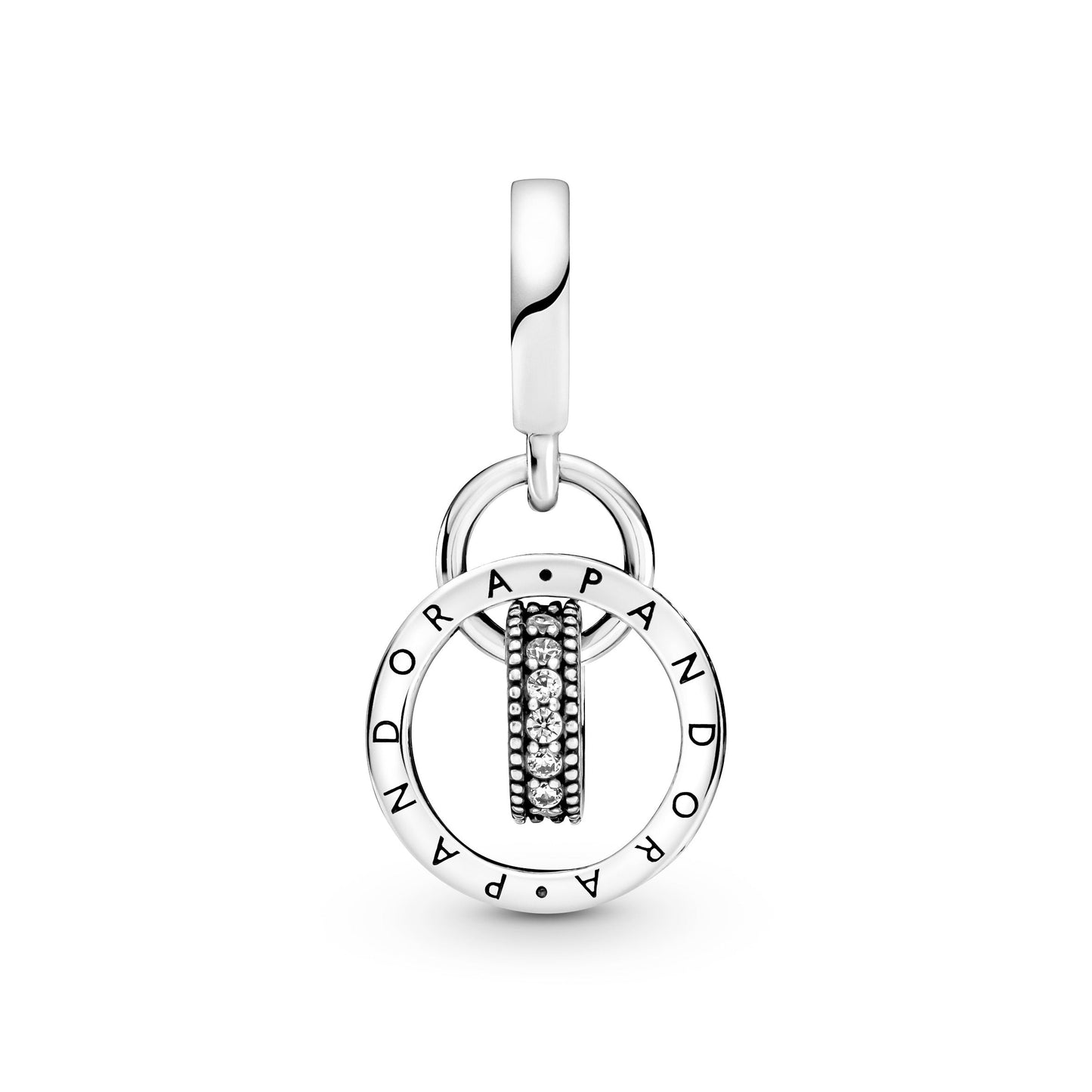 Pandora Logo Circles Dangle Charm